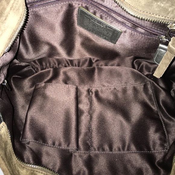 Coach Suede Beaded Tote - Picture 6 of 7